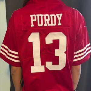 Brock Purdy San Francisco 49ers Nike Youth Game Jersey - large. NWT